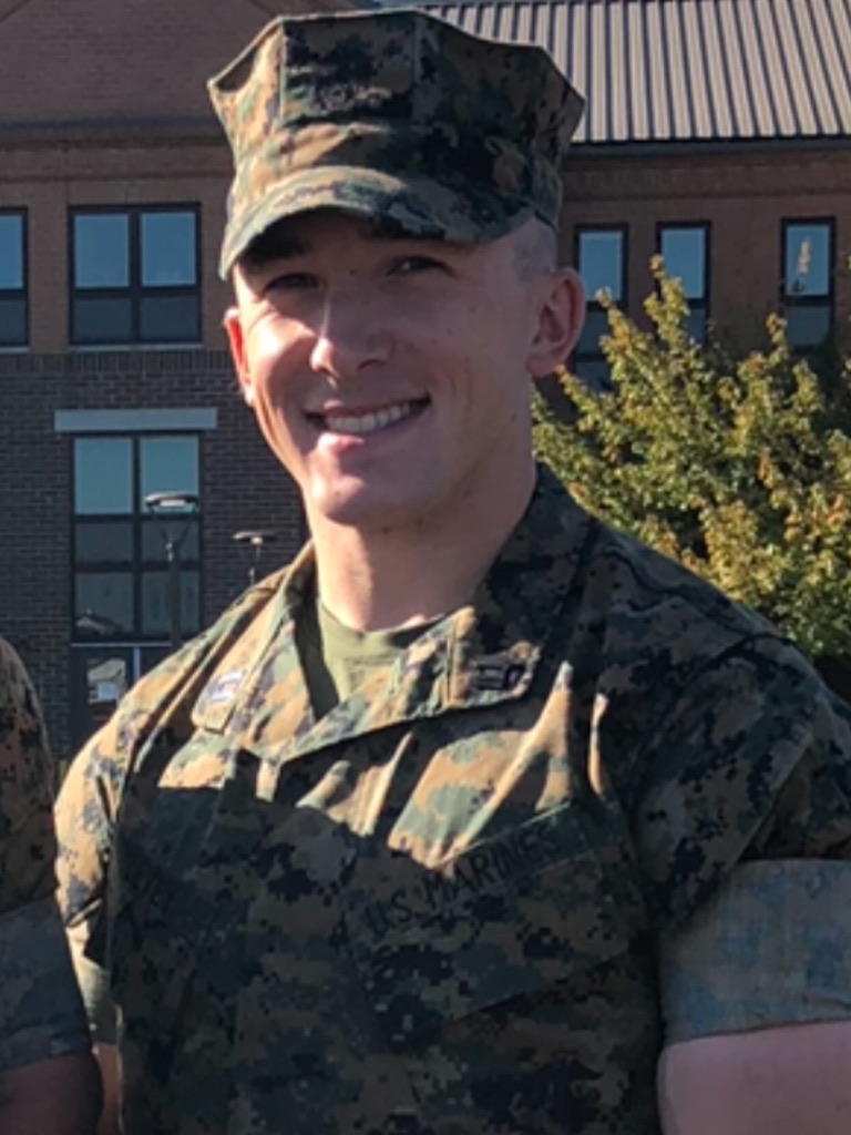 Adam in Marine Corps utilities